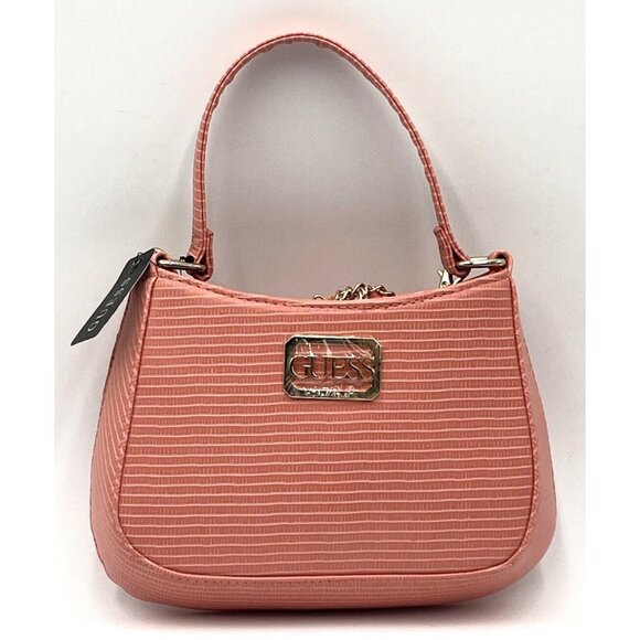 Guess Glen Mini Hobo Bag Fuji Sunrise New W/Tags With Detachable Crossbody Chain - Picture 1 of 11